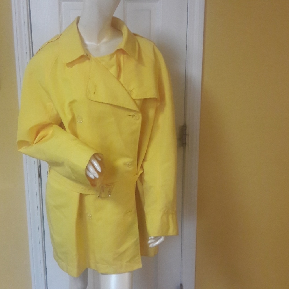Mossimo Supply Co. Yellow Trench Coat